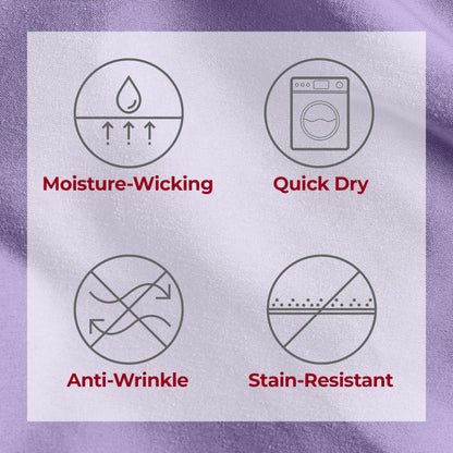 Mellanni Twin Sheets Set - 3 PC Iconic Collection Bedding - Hotel Luxury, Extra Soft, Cooling Bed Sheets - Wrinkle, Fade, Stain Resistant (Twin, Violet)