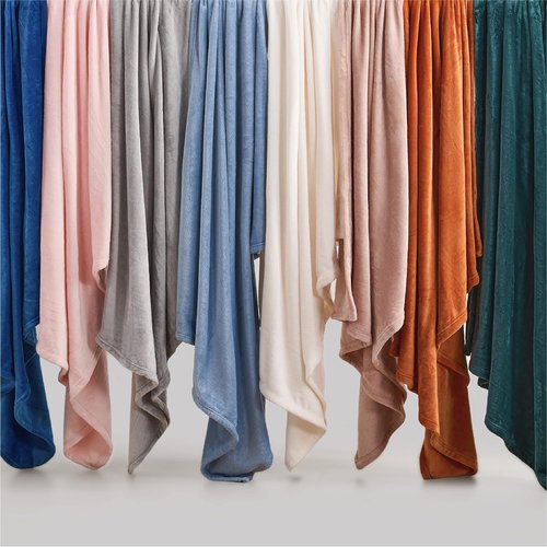 Bedsure Fleece Blanket - Soft, Lightweight Plush Twin XL Blanket in Pink | Cozy for Bed, Sofa, Travel (66" x 90")