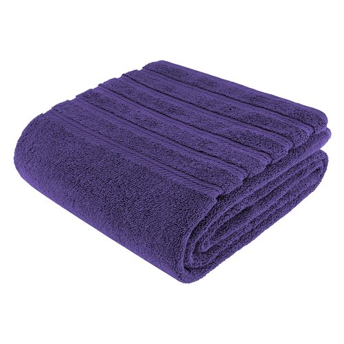 American Soft Linen 35x70 Jumbo Large Bath Towel, 600 GSM 100% Cotton Turkish Bath Sheet, Oversized Luxury Bath Towel for Bathroom Beach and Pool, Purple