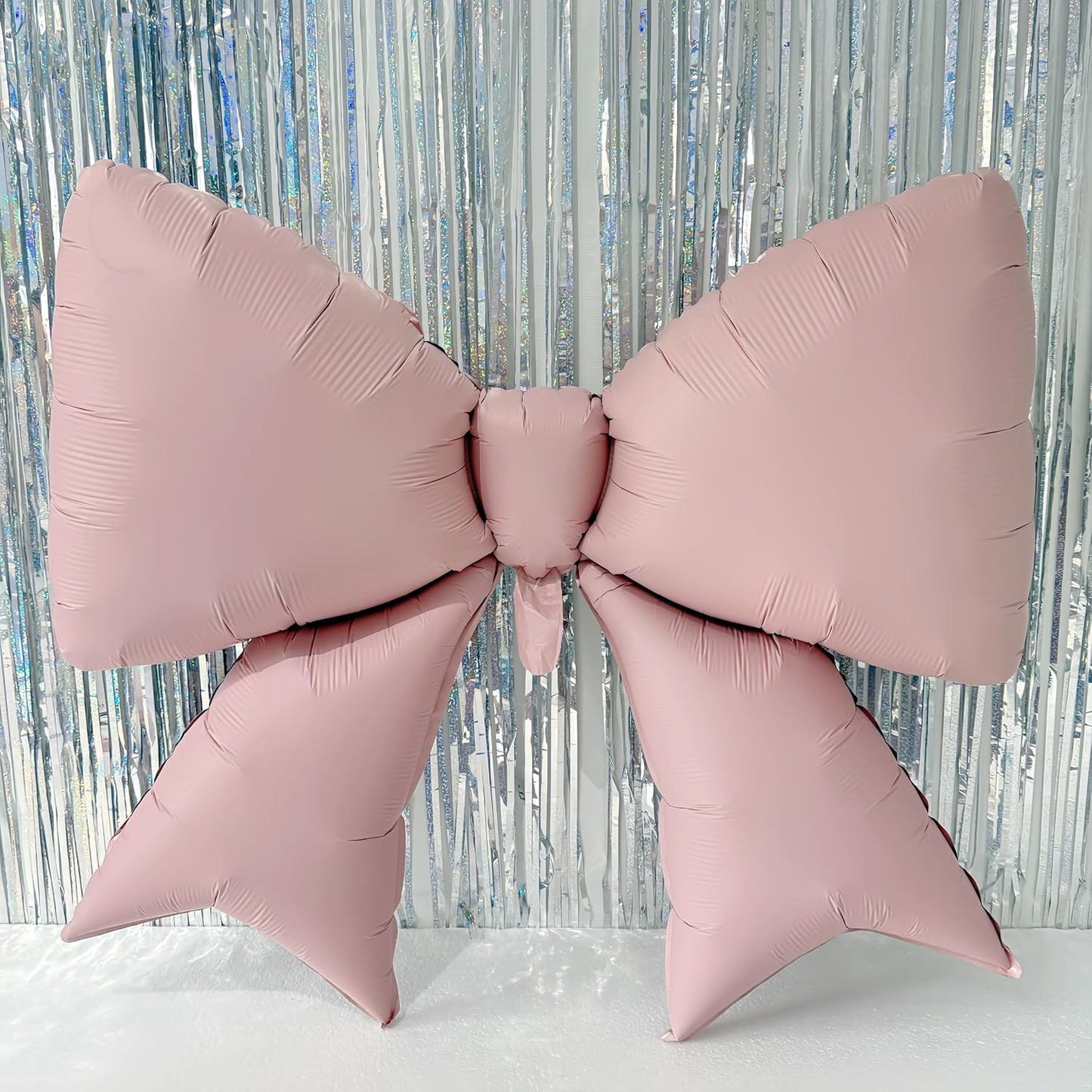 Skiennix 38-Inch Giant Pink Bow Balloons - Perfect for Birthday, Bachelorette & Wedding Celebrations