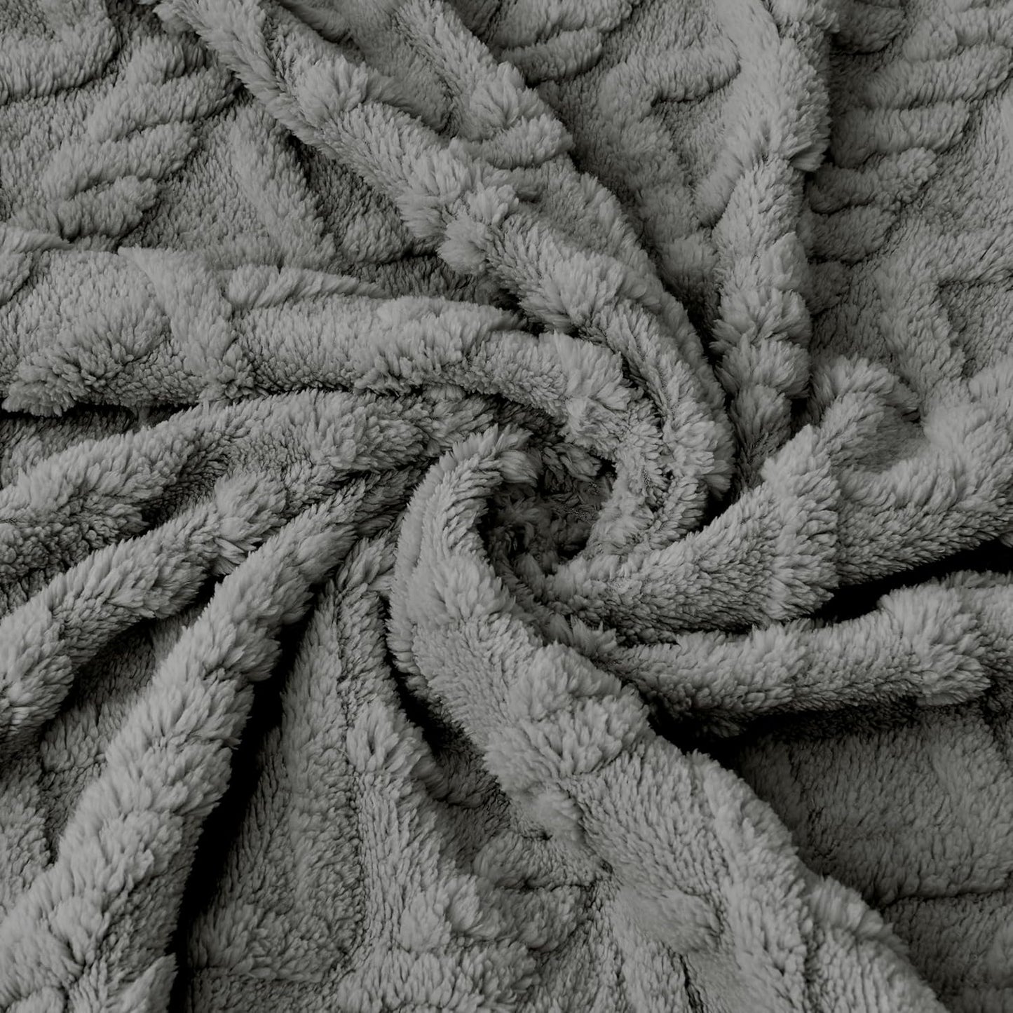 Sherpa Fleece Baby Blanket - Ultra Soft & Fluffy Infant Receiving Blanket | Cozy 30”×40” Grey for Boys & Girls