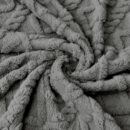 Sherpa Fleece Baby Blanket, Ultra Soft Fluffy Premium Baby Blankets for Boys Girls, Cozy Infant Toddler Newborn Receiving Blankets for Crib Stroller 30”×40” (Grey)