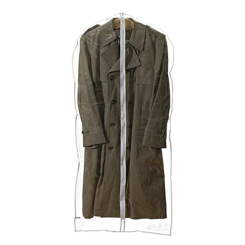 Handy Laundry Clear Vinyl Garment Bag - 24" X 54" - Full Length Zipper, Holds Up To 2 Suits