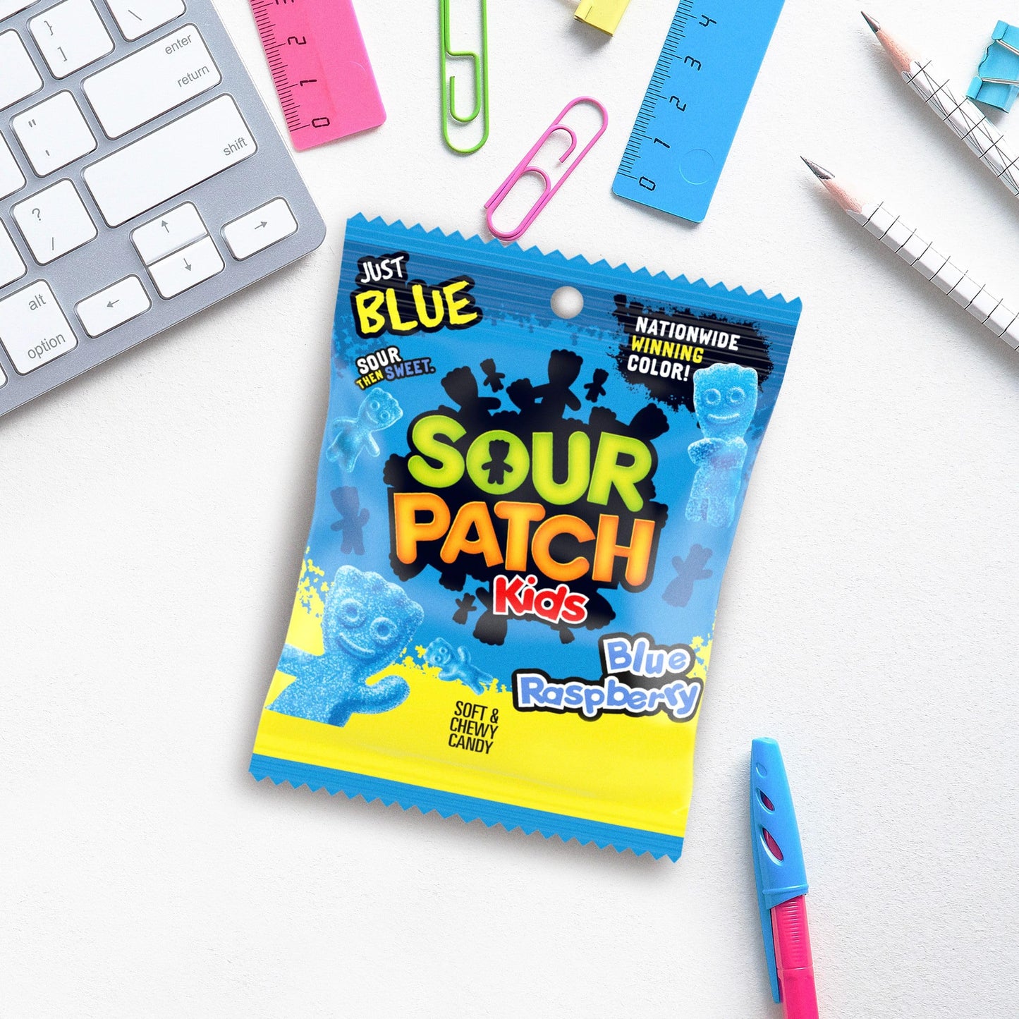 Sour Kids Blue Raspberry, 3.6 Ounce Bags (Pack of 1)