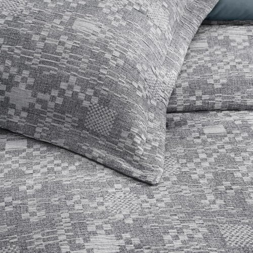 MaiRêve King Comforter Set Navy Blue, Crinkle Textured Design Bedding Set 7 Pieces Bed in A Bag, All Season Farmhouse Comforter Set with Sheets, Pillowcases & Shams
