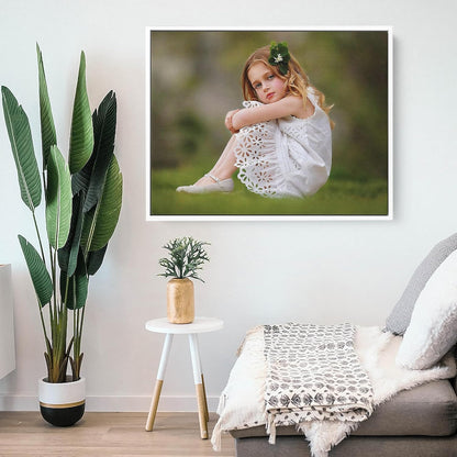 P&L ART Personalized Custom Canvas Prints - Transform Your Photos into Stunning Wall Art | 18x24" White