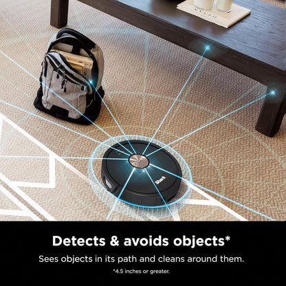 Shark AV2310AE Matrix Robot Vacuum - Self-Emptying, Precision Home Mapping, Ideal for Pet Hair - Wi-Fi, Black/Brass