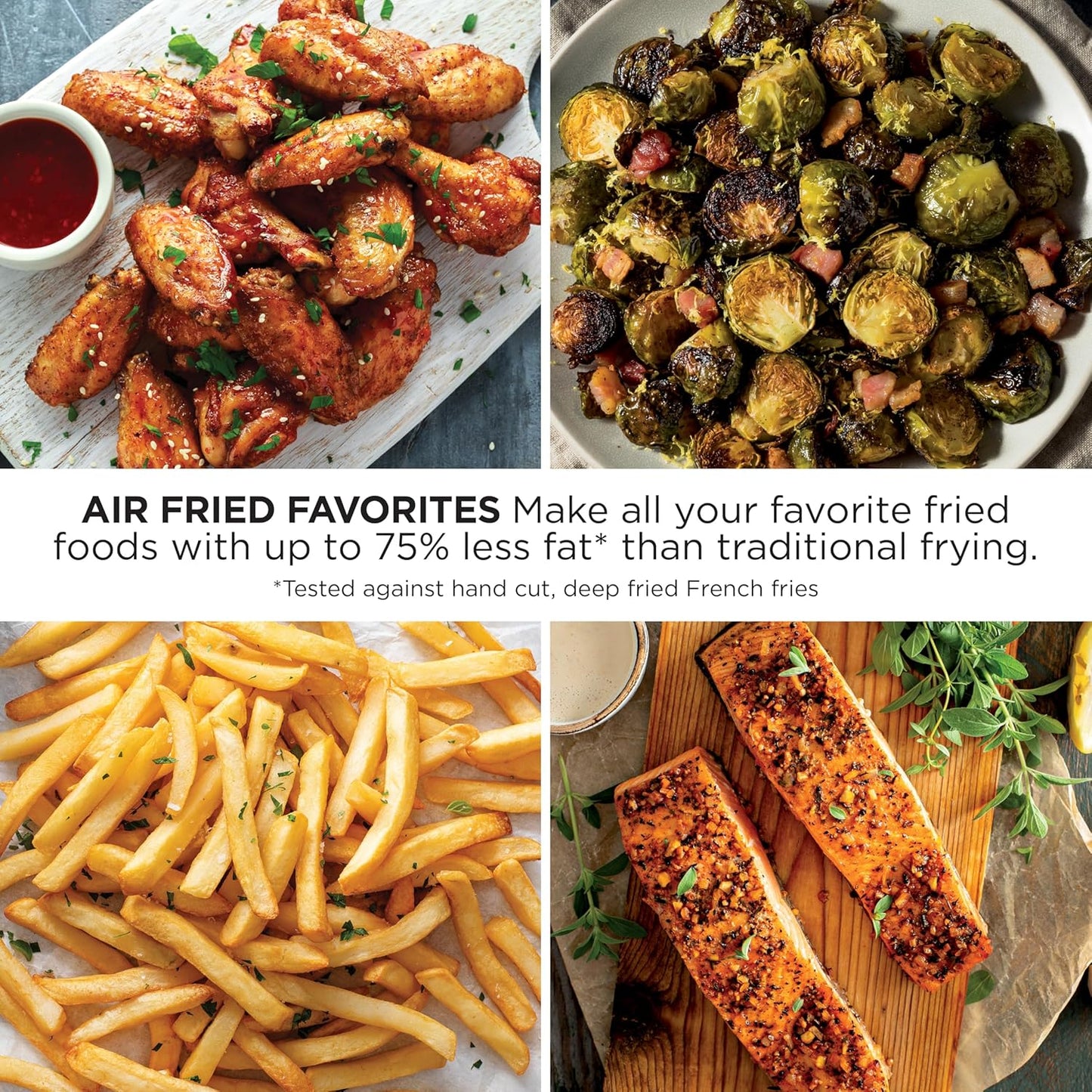 Ninja Air Fryer - 4 QT Capacity | 4-in-1 Cooking Functions | Dishwasher Safe Parts | Includes 20 Healthy Recipes | Grey