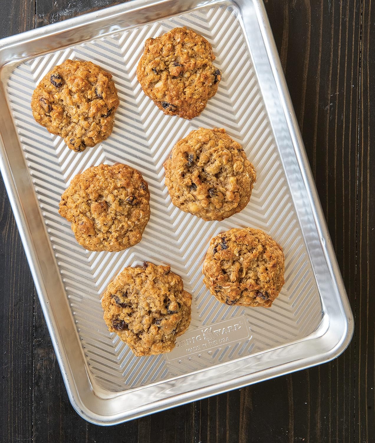 Nordic Ware Prism Quarter Sheet - Durable Aluminum Baking Tray | 2-Pack for Perfect Baking