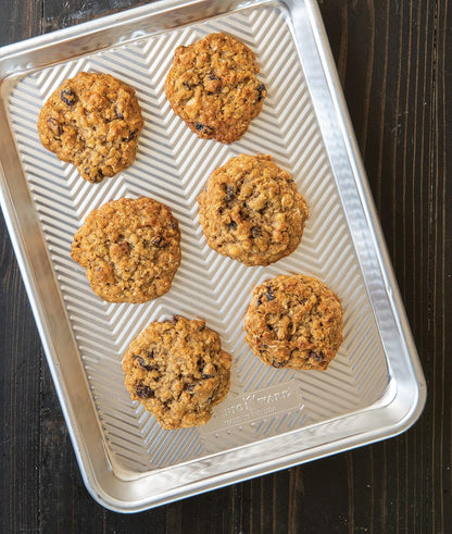 Nordic Ware Prism Quarter Sheet - Durable Aluminum Baking Tray | 2-Pack for Perfect Baking