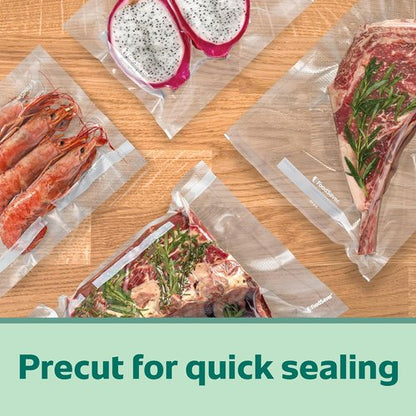 FoodSaver Gallon Vacuum Seal Bags - Heavy Duty 28 Pack for Extended Freshness & Enhanced Protection