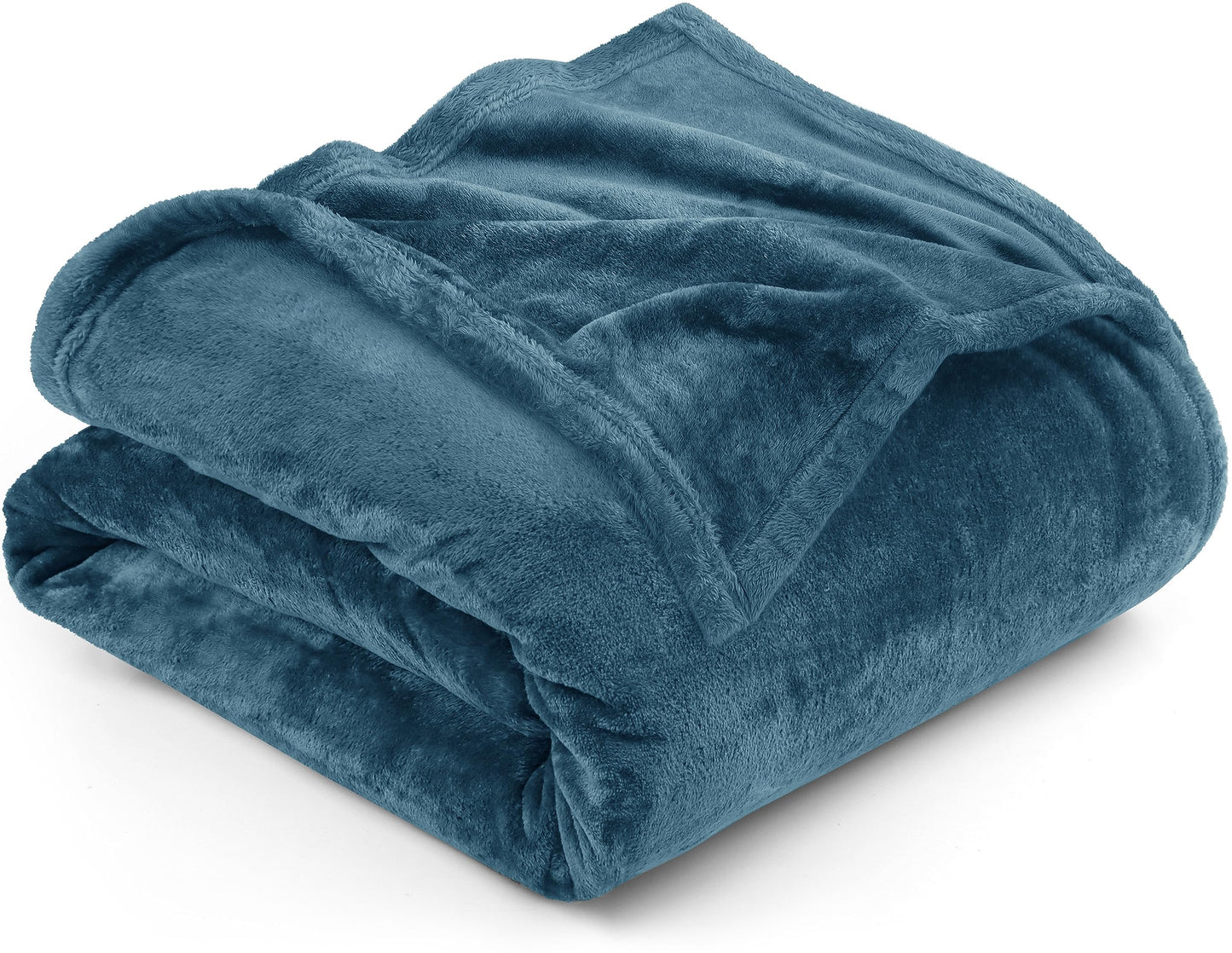 Utopia Bedding Fleece Blanket Full Size Stone Blue 300GSM Luxury Fuzzy Soft Anti-Static Microfiber Bed Blanket (90x84 Inch)