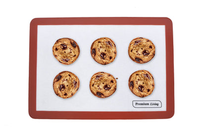 Silicone Baking mat, Half Sheet, 16.5" x 11" Reusable Liner, Non-Stick, Professional Grade