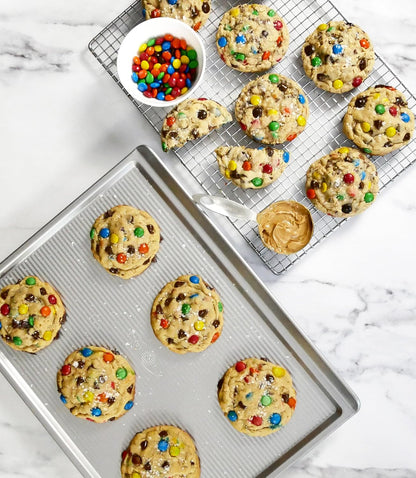 USA Pan Bakeware Cookie Sheet - Large Nonstick Baking Pan, Warp Resistant, Made from Aluminized Steel, Silver