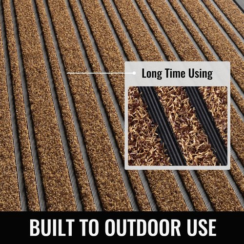BEHERO Outdoor Door Mat - Extra Durable Heavy Duty Welcome Mat | Non-Slip Waterproof, 30.5"x17", Beige Brown