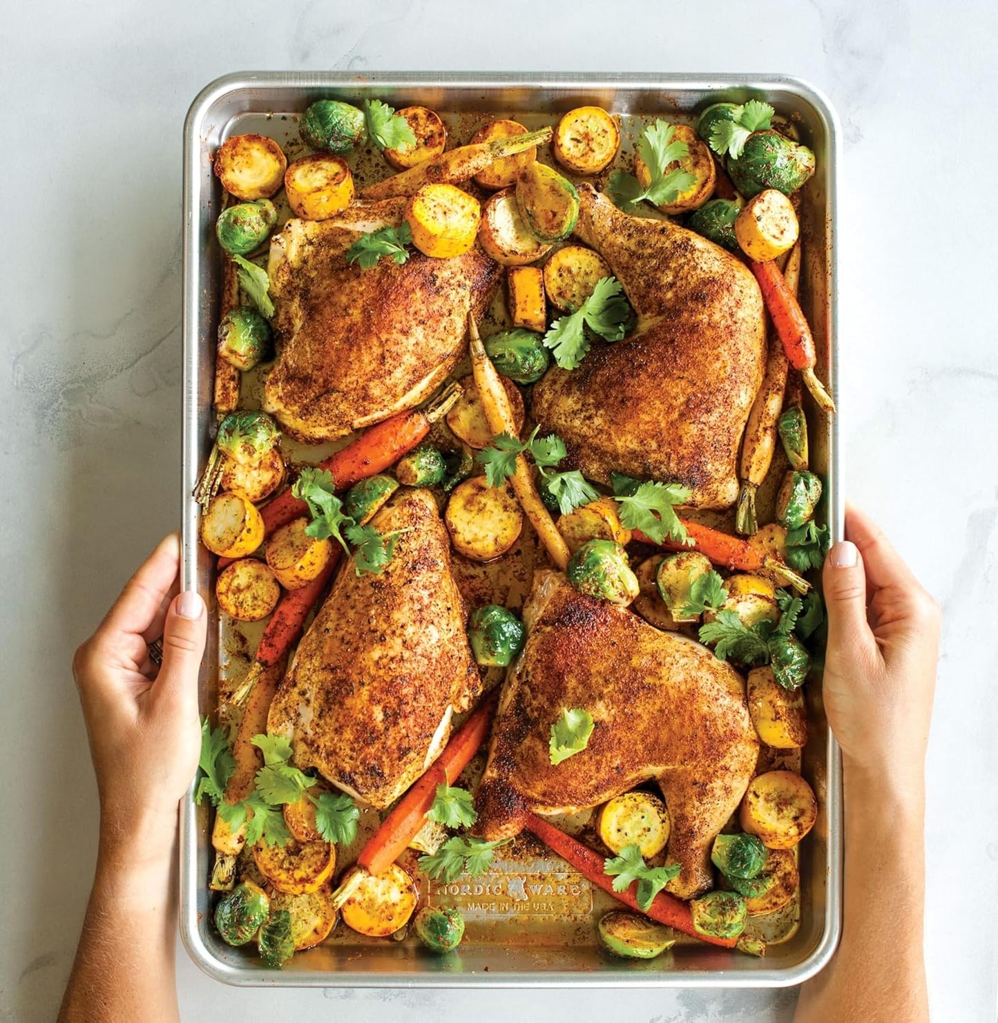 Nordic Ware Baker's Half Sheet - Natural Aluminum for Even Baking | Durable & Versatile