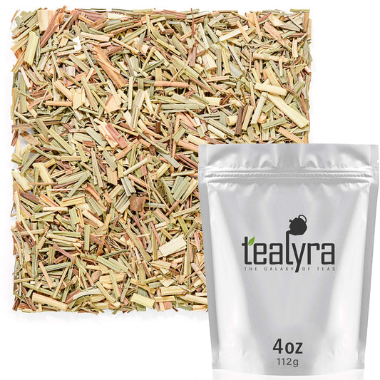 Tealyra - Pure Lemongrass - Loose Leaf Herbal Tea - Wellness Healthy Herb Tea - Caffeine-Free - Wild Grown - 112g (4-ounce)