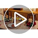 Brown & Red Wooden Wedding Lantern Centerpiece Set - 30 Pieces, Rustic Decor
