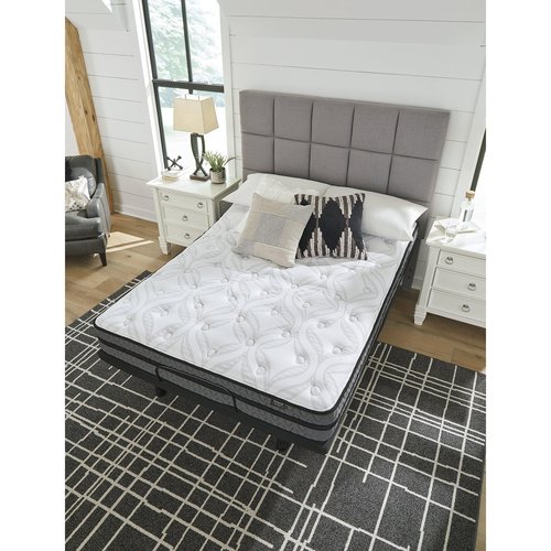 Signature Design by Ashley 10 Inch Pocketed Hybrid Medium Gel Memory Foam Mattress for Pressure Relief, Lumbar Support and Temperature Regulating, King