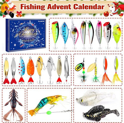 Advent Calendar 2025 - Fishing Advent Calendar for Adults | 24 Days of Fishing Gifts & Tackle