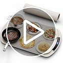 Electactic Blue Food Warming Mat with 7 Temp Settings & Fast Heating