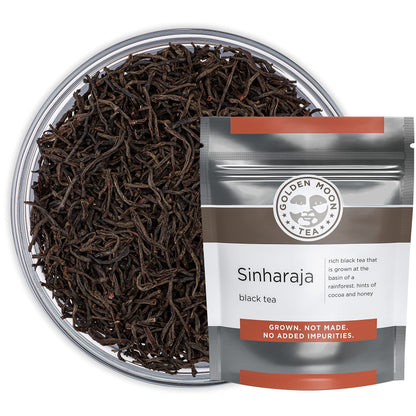 Sinharaja Ceylon Tea - Loose Leaf - Bulk - Non GMO - 96 Servings