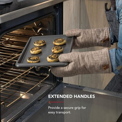KitchenAid Nonstick Aluminized Steel Cookie Slider - 10x15in, Contour Silver Finish