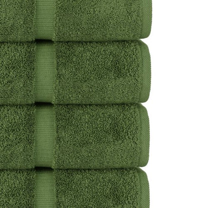 Chakir Turkish Linens | Hotel & Spa Quality 100% Cotton Premium Turkish Towels | Soft & Absorbent (3-Piece Towel Sets, Moss)