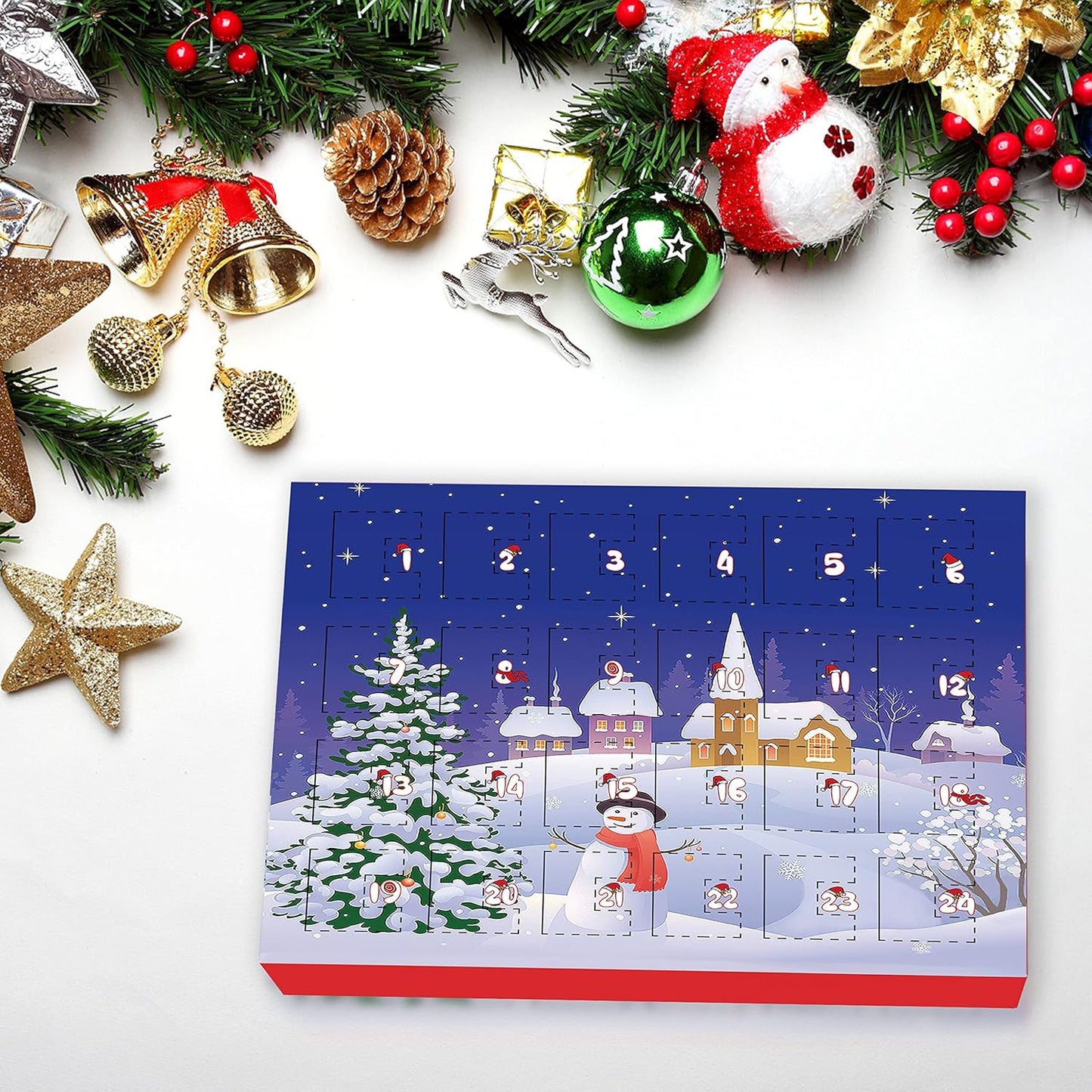 Novernat Charm Bracelet Advent Calendar - 24-Day DIY Bracelet Kit for Girls & Teens