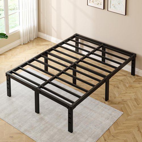 Kilyssa Queen Bed Frame, Queen Size Bed - Metal Queen Bed Frame & Queen Platform Bed Frame, No Box Spring Needed, Includes Queen Size Bed & Standard Bed Frames for Bedroom