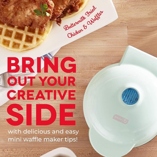 Dash Mini Waffle Cookbook - Over 80 Easy Recipes for Creative Homemade Treats - Gluten-Free & Vegan Options