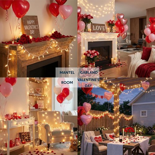 Joiedomi Christmas String Lights - 100 Count Mini Warm Fairy Lights for Indoor & Outdoor Decor - 21.4 FT White Wire
