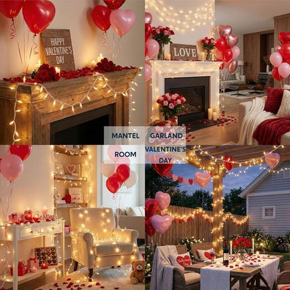 Joiedomi Christmas String Lights - 100 Count Mini Warm Fairy Lights for Indoor & Outdoor Decor - 21.4 FT White Wire