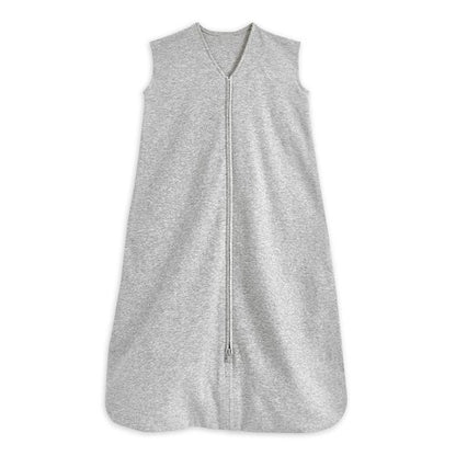 HALO SleepSack, 100% Cotton Wearable Blanket, Swaddle Transition Sleeping Bag, TOG 0.5, Heather Grey, Small