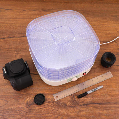 Nutrichef Food Dehydrator Machine - Dehydrate Beef Jerky, Fruits & Veggies | 5 Easy-Clean Trays