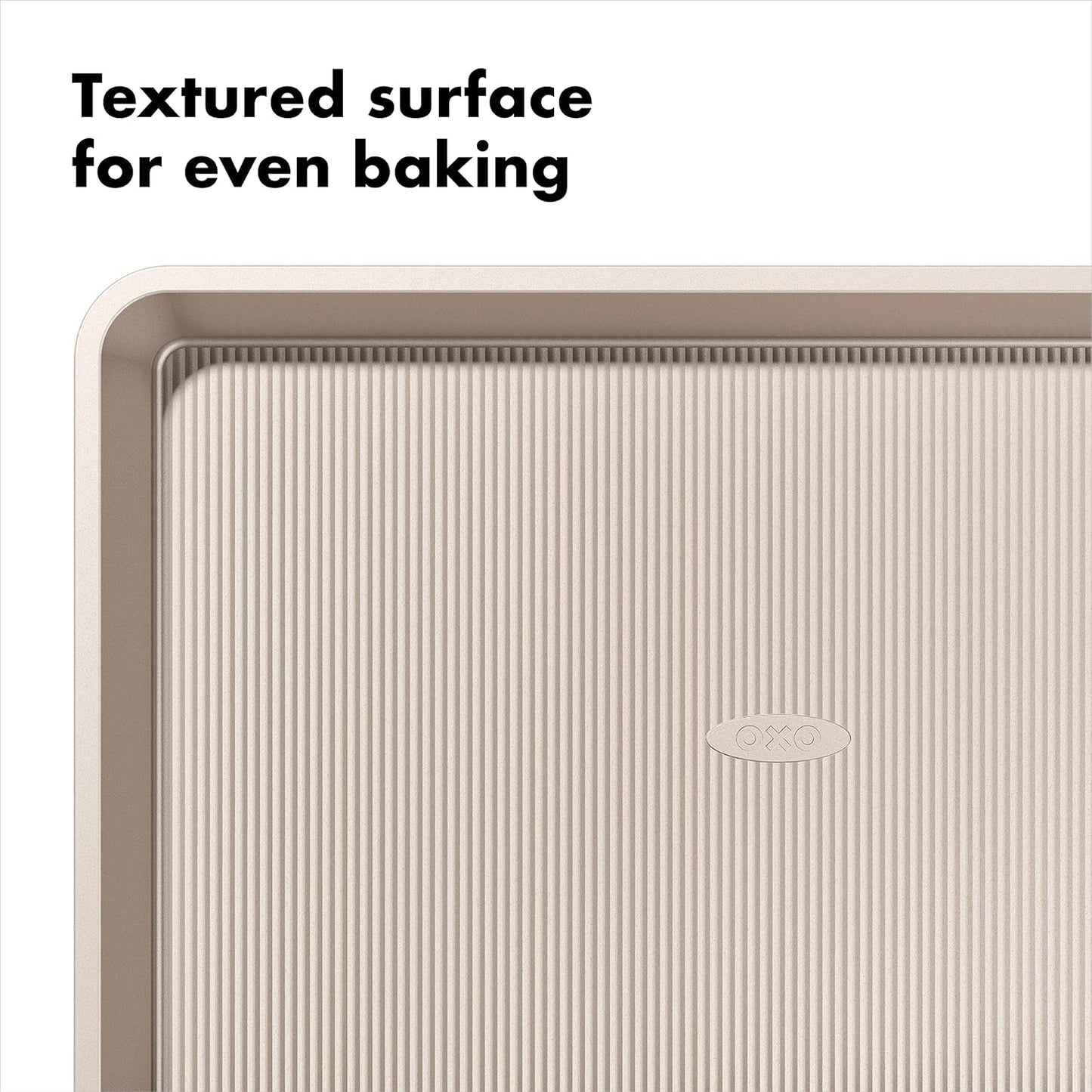 OXO Good Grips Non-Stick Pro Jelly Roll Pan - 10 x 15 Inch for Easy Baking & Cleanup