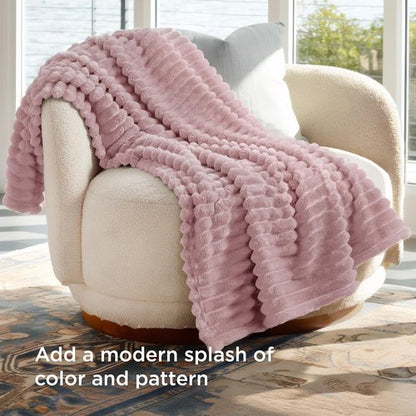 Bedsure GentleSoft Pink Fleece Blanket - Cozy Throw for Couch, Perfect Gift for Women | 60x80 Inches
