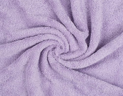 American Soft Linen Luxury 6 Piece Towel Set, 2 Bath Towels 2 Hand Towel 2 Washcloths, 600 GSM 100% Cotton Turkish Towels for Bathroom, Lilac Towel Sets