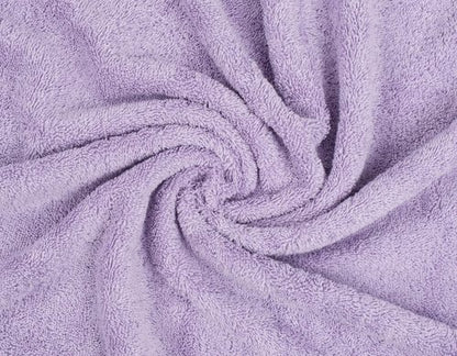American Soft Linen Luxury 6 Piece Towel Set, 2 Bath Towels 2 Hand Towel 2 Washcloths, 600 GSM 100% Cotton Turkish Towels for Bathroom, Lilac Towel Sets