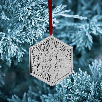 Wallace 2024 Silver Plated Snowflake Ornament 4th Edition