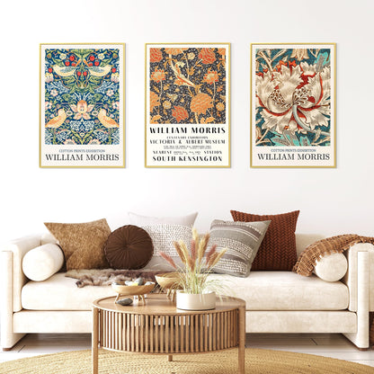 upsimples 20x30 Picture Frame Gold 3 Pack, Scratch-Proof Poster Frames 20 x 30 for Photo Gallery - Slide-In Strips, Horizontal or Vertical Wall Mounting