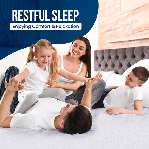 California King Size Mattress Protector Waterproof, Premium 200 GSM Terry Mattress Cover, Soft & Breathable Bed Cover, Fitted Sheet Style Stretchable Deep Pockets 17" by Utopia Bedding (White)