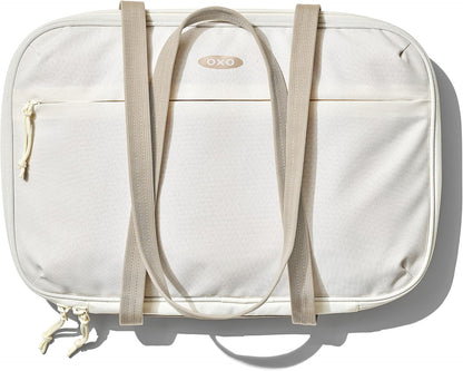 OXO Good Grips Insulated Casserole Carrier - Keep Dishes Hot or Cold | Stylish Oat Color