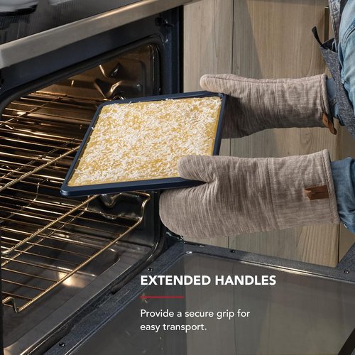 KitchenAid Nonstick Baking Sheet - 10x15in Aluminized Steel in Ink Blue for Perfect Baking Results