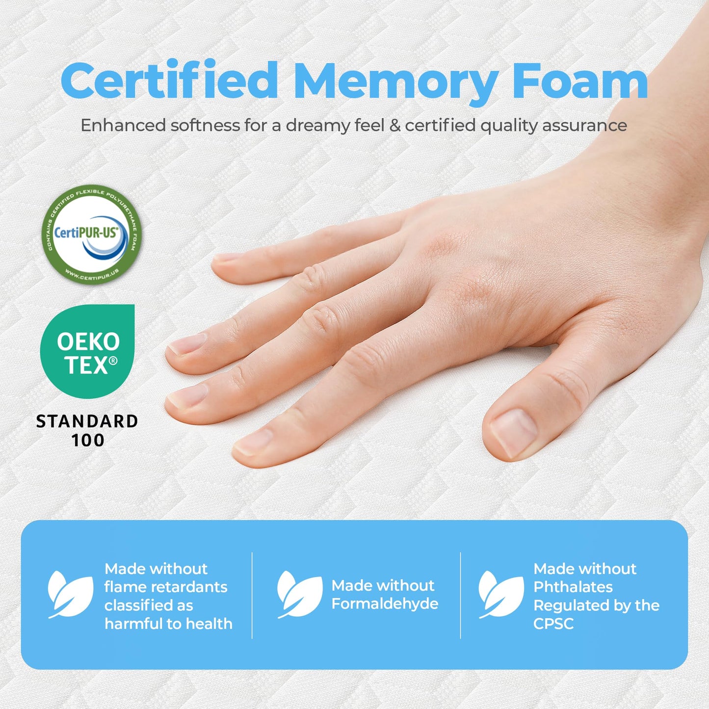 Neo Sleep 6 Inch King Cooling Memory Mattress for Pressure Relief & Cool Sleep Medium Firm CertiPUR-US Certified Foam, Mattress-in-a-Box Comfort & Supportive Fiberglass Free (King, 6 in)