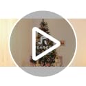 Pre-Lit Pine Cone Christmas Tree 6ft with 300 Multi-Color LEDs - Green / 5ft 11in