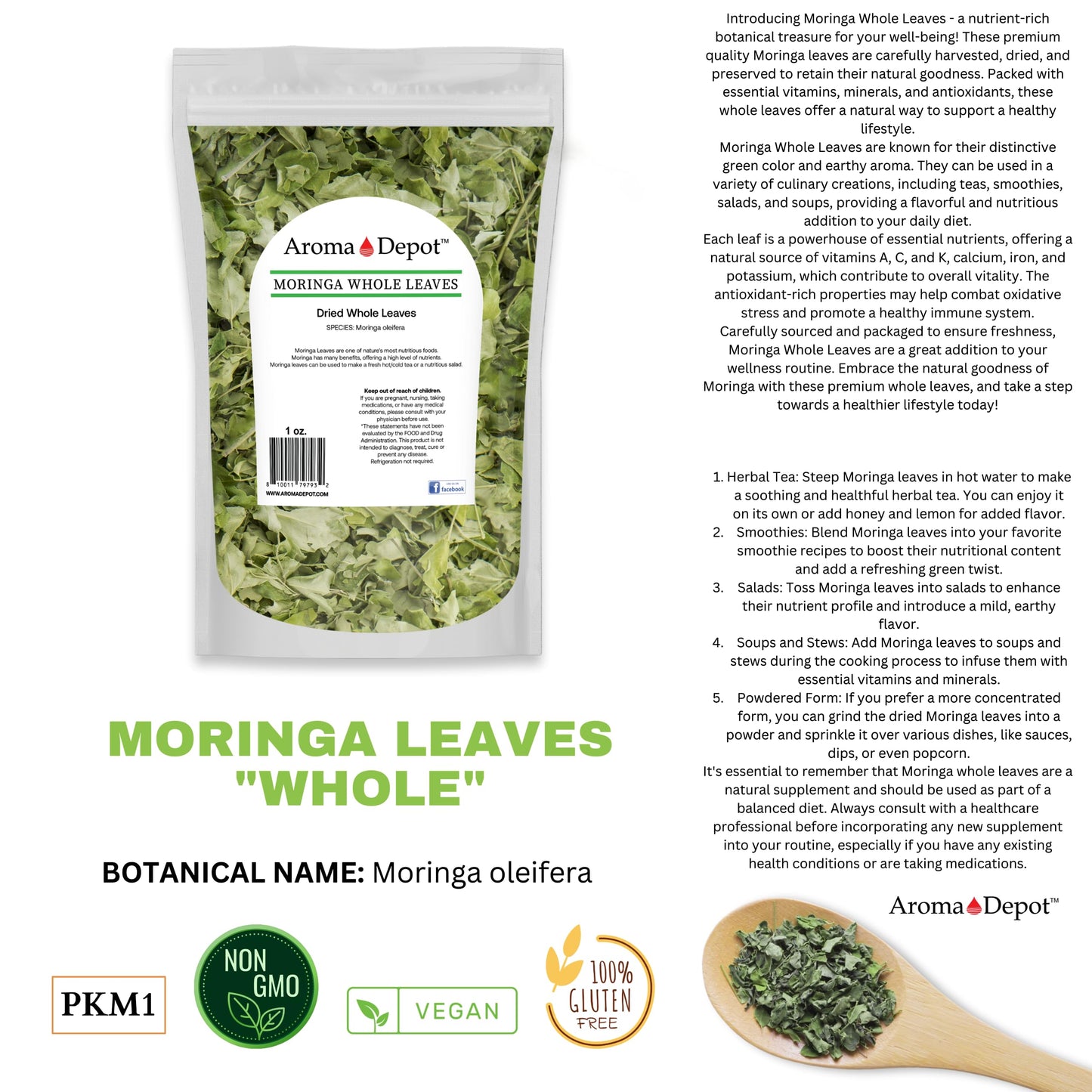 8 oz. Moringa Seeds KERNEL Shelled Clean 100% Natural, Raw Superfood Nutritional, Rich in Vitamins, Edible Seeds, Protein, Minerals, Potassium. (APX 700-800 Kernels)