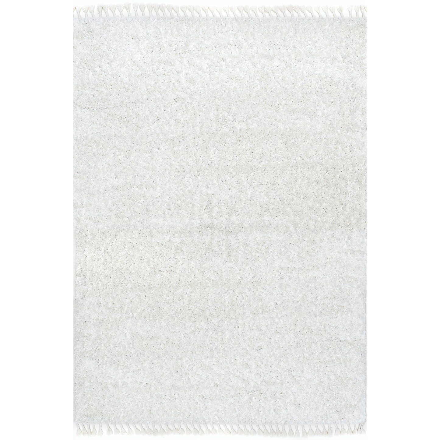 nuLOOM Neva Modern Tasseled Shag Area Rug, 8x11, Ivory