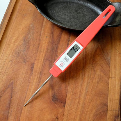 Lavatools PT09 Digital Thermometer - Super-Quick Cooking & Meat Probe, Splash Proof, 4.5" | °C/°F Toggle