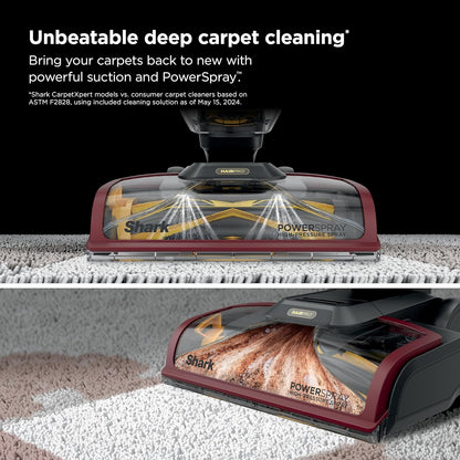 Shark CarpetXpert HairPro - Upright Carpet & Area Rug Cleaner for Pets | Effective Odor Removal | Magenta